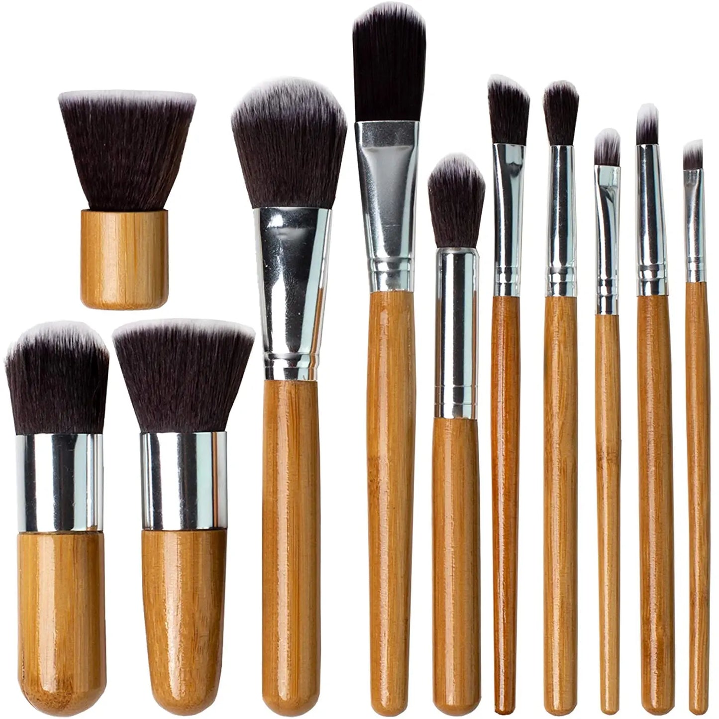 Bamboo Kabuki Makeup11pcs Brush Set